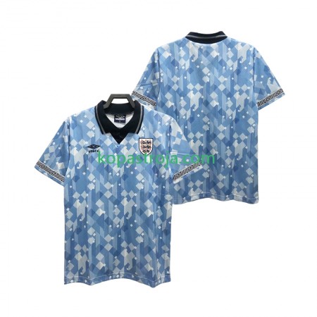 Billiga Fotbollströjor England Retro Tredje tröja 1990 Kortärmad